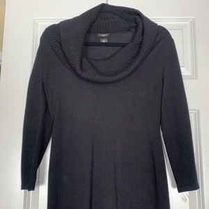 Anne Taylor black sweater dress